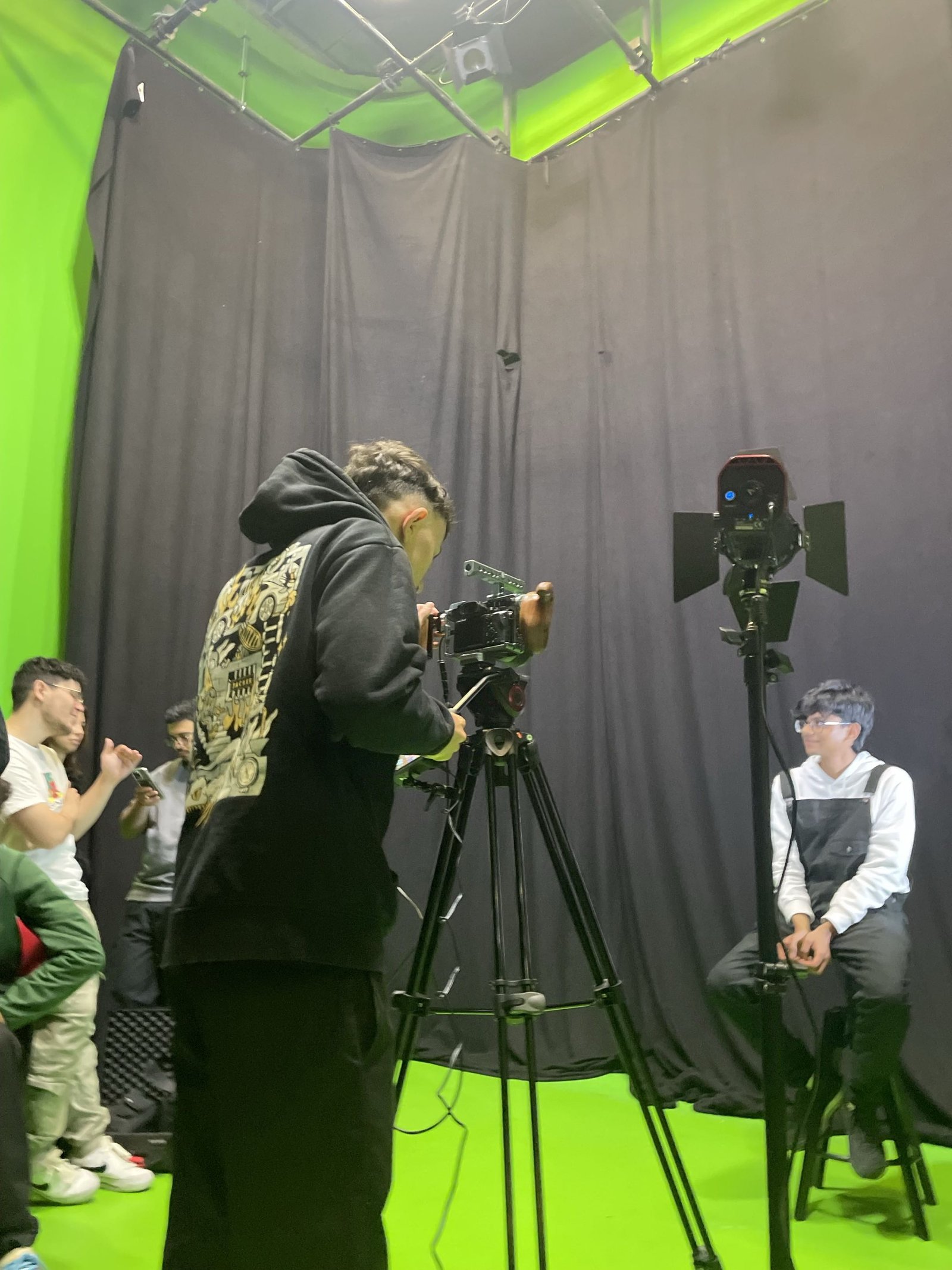 Tournage — caméra et plateau